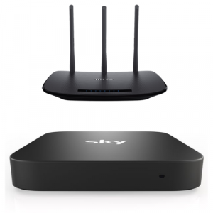 Sky Stream Player and VPN Router also known as the Sky Puck. Now Available. Sky Stream and VPN Router.